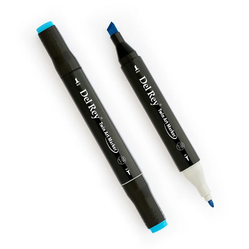 DEL REY GRAFİK MARKÖR TWIN MN-DR064 INDIAN BLUE64