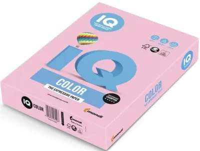 IQ RENKLİ FOTOKOPİ KAĞIDI 500 LÜ A4 80 g/m² GÜL NE1324-OPI74 (Best)