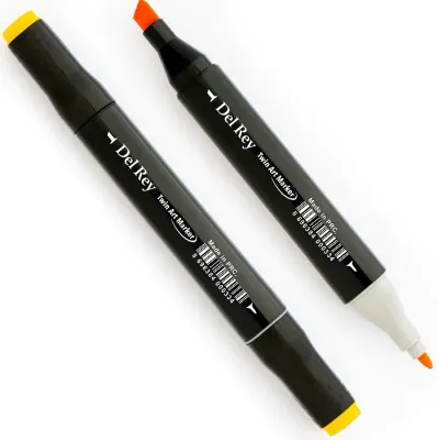 DEL REY GRAFİK MARKÖR TWIN MN-DR034 YELLOW (Best)