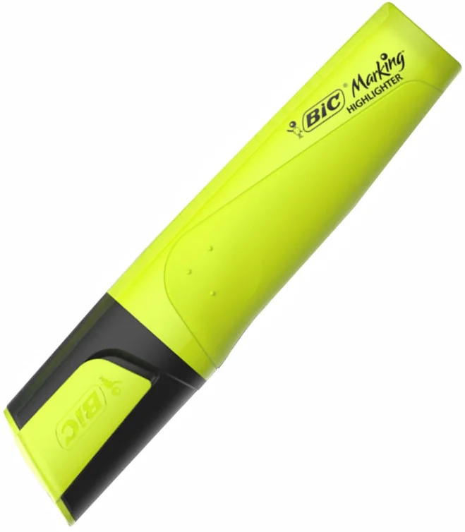 BIC FOSFORLU KALEM MARKING FLAT 12 Lİ SARI 517962-968583