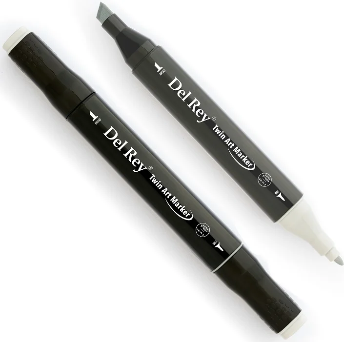 DEL REY GRAFİK MARKÖR TWIN MN-DRCG0.5 COOL GREY (Best)