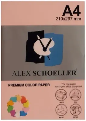 ALEX FOTOKOPİ KAĞIDI A4 GÜL 500 LÜ ALX-540 (Best)