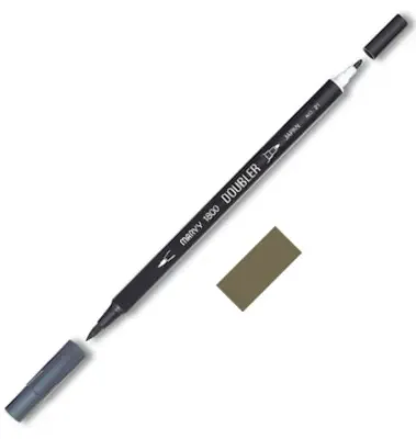 MARVY FIRÇA KALEM BRUSH PEN ÇİFT UÇLU 1800-045 SEPIA