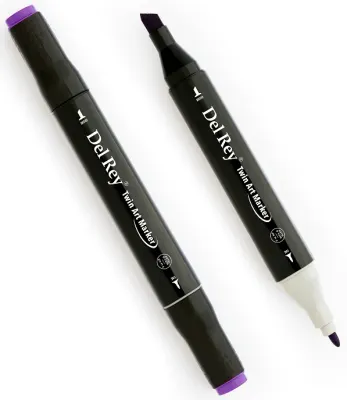 DEL REY GRAFİK MARKÖR TWIN MN-DR081 DEEP VIOLET (Best)
