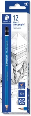 STAEDTLER KURŞUN KALEM DERECELİ MARS LUMOGRAPH 10B 100-10B