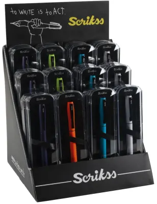 SCRIKSS ROLLER KALEM KARNAVAL 24 LÜ STAND COLOR
