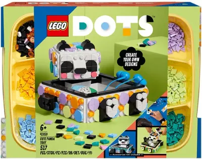 ADORE LEGO DOTS CUTE PANDA TRAY ADR-LGD41959