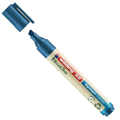 EDDING FLIPCHART KALEMİ ECOLINE E-32 MAVİ