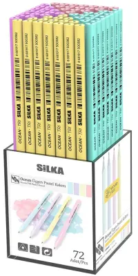 SİLKA KURŞUN KALEM OCEAN ÜÇGEN PASTEL 72 Lİ ART.38 (KL1.TSP-72)