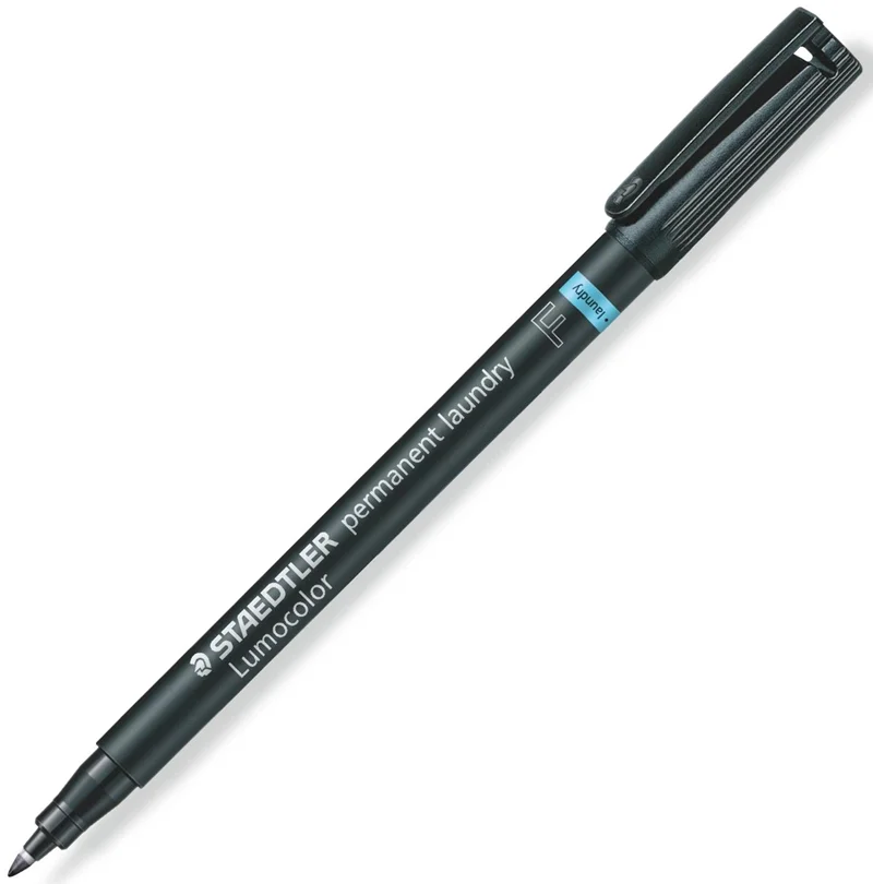 STAEDTLER ÇAMAŞIR KALEMİ LUMOCOLOR F UÇ SİYAH 319 LM F-9