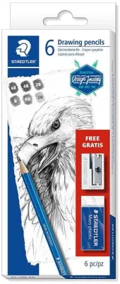 STAEDTLER KURŞUN KALEM DERECELİ MARS LUMOGRAPH SET 6 LI 61 100 C6