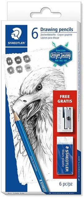 STAEDTLER KURŞUN KALEM DERECELİ MARS LUMOGRAPH SET 6 LI 61 100 C6