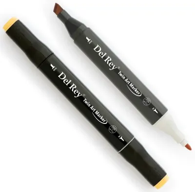 DEL REY GRAFİK MARKÖR TWIN MN-DR101 YELLOW OCHRE