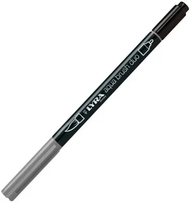 LYRA KEÇELİ KALEM AQUA BRUSH DUO FIRÇA UÇLU COLD GREY LIGHT L6520095