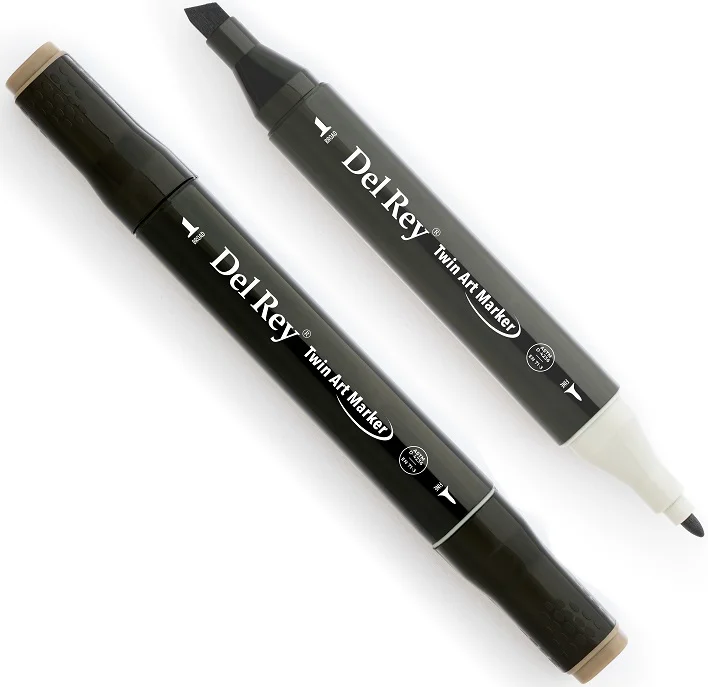 DEL REY GRAFİK MARKÖR TWIN MN-DRWG7 WARM GREY (Best)