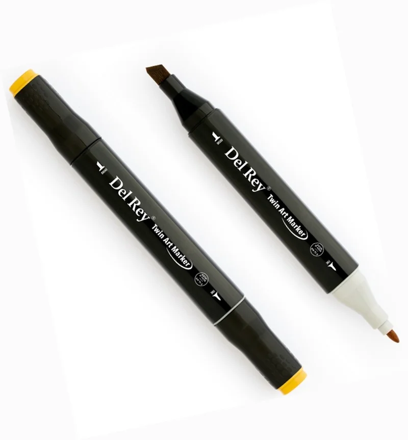 DEL REY GRAFİK MARKÖR TWIN MN-DR031 DARK YELLOW (Best)