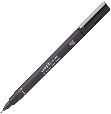 UNİ DRAWING PEN PIN05-200 0.5 KOYU GRİ