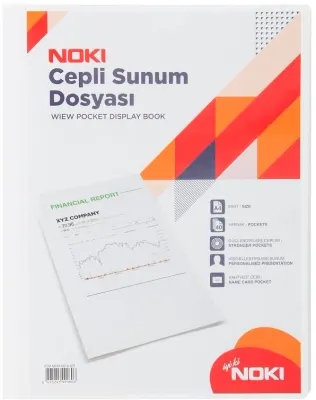NOKİ SUNUM DOSYASI CEPLİ 40 YAPRAK 64140-N (Best)