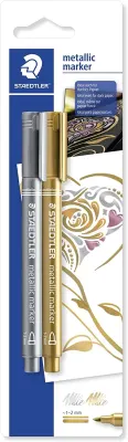 STAEDTLER MARKÖR METALİK SET 2 Lİ 8323-S BK2