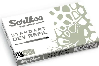 SCRIKSS STANDART DEV REFİL METAL SİYAH
