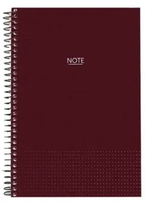 DİLMAN DEFTER NOTE SPİRALLİ SERT KAPAK PERFORAJLI A4 120 YP ÇİZGİLİ 2265