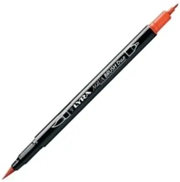 LYRA KEÇELİ KALEM AQUA BRUSH DUO FIRÇA UÇLU ORANGE LIGHT L6520011