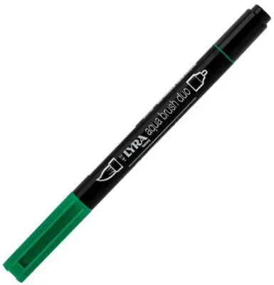LYRA KEÇELİ KALEM AQUA BRUSH DUO FIRÇA UÇLU EMERALD GREEN L6520063