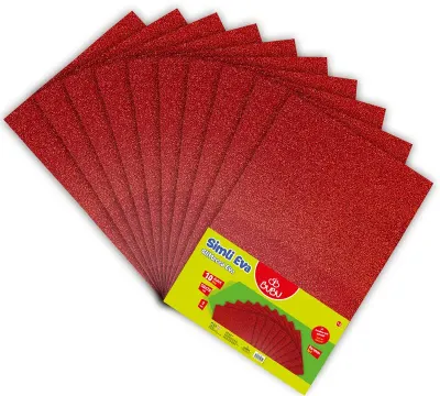 BU-BU EVA 50x70 SİMLİ KIRMIZI 10 LU EV0017