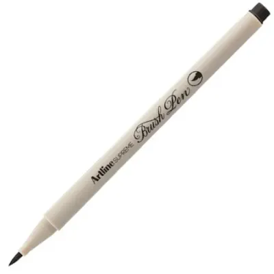 ARTLINE KEÇELİ KALEM SUPREME BRUSH FIRÇA UÇLU SİYAH A-EPFS-F BLACK