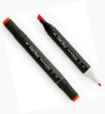 DEL REY GRAFİK MARKÖR TWIN MN-DR016 CORAL PINK