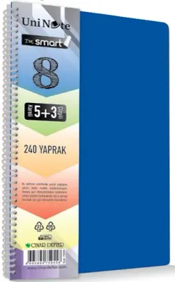 ÇINAR DEFTER A4 I M SMART SEPERATÖRLÜ 4K+3Ç 175 YP. 62054 (Best)