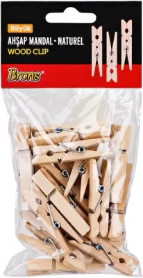 BRONS AHŞAP MANDAL NATÜREL BÜYÜK BR-907 (Best)