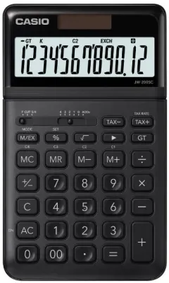 CASIO HESAP MAKİNESİ MASAÜSTÜ JW-200SC-BK SİYAH