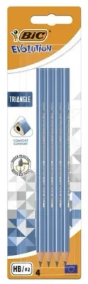 BIC KURŞUN KALEM EVOLUTION ÜÇGEN 4 LÜ BLS. 964912