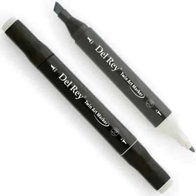 DEL REY GRAFİK MARKÖR TWIN MN-DRCG1 COOL GREY (Best)