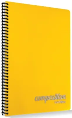 ÇINAR DEFTER A4 COMPOSITION PROJE SPİRALLİ PP KAPAK 80 YP. KARELİ 72852 (Best)
