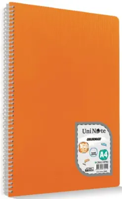 ÇINAR DEFTER A4 COLORMAXI SPİRALLİ PP KAPAK 160 YP. ÇİZGİLİ 73020 (Best)