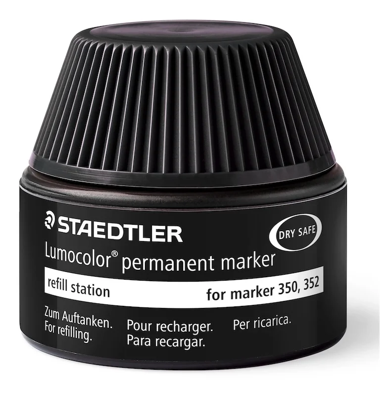 STAEDTLER PERMANENT MARKÖR MÜREKKEBİ LUMOCOLOR SİYAH 488 50-9