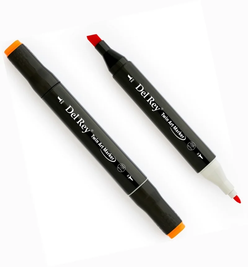 DEL REY GRAFİK MARKÖR TWIN MN-DR014 VERMILION (Best)