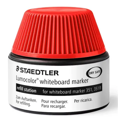 STAEDTLER BEYAZ TAHTA KALEMİ LUMOCOLOR MÜREKKEBİ KIRMIZI 488 51-2 02