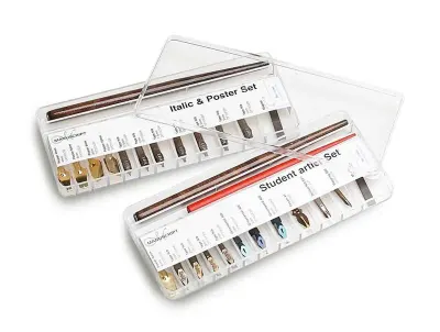 MANUSCRIPT DIP PEN UÇ SETİ PLASTİK KUTULU ITALIC POSTER 11 Lİ MDP281