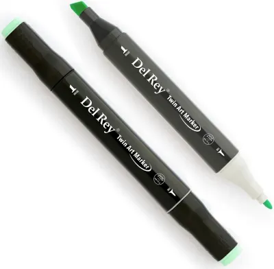 DEL REY GRAFİK MARKÖR TWIN MN-DR172 SPECTRUM GREEN (Best)