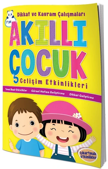BICIRIK - AKILLI ÇOCUK GELİŞİM ETKİNLİĞİ - DİKKAT VE KAVRAM ÇALIŞMALARI (Best)