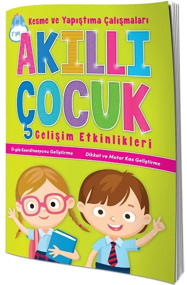 BICIRIK - AKILLI ÇOCUK GELİŞİM ETKİNLİĞİ - KESME VE YAPIŞTIRMA ÇALIŞMALARI (Best)