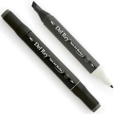 DEL REY GRAFİK MARKÖR TWIN MN-DRCG8 COOL GREY