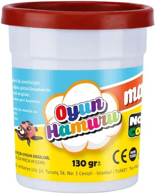 NOVA COLOR OYUN HAMURU 100 GR KAHVERENGİ NC-4144 (Best)