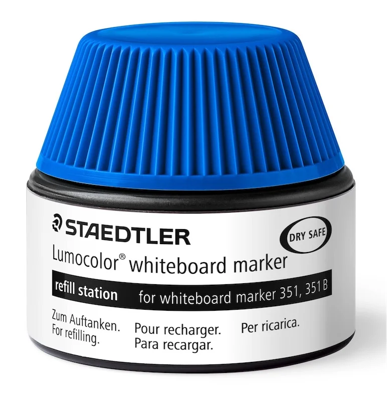 STAEDTLER BEYAZ TAHTA KALEMİ LUMOCOLOR MÜREKKEBİ MAVİ 488 51-3 02