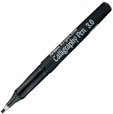 ARTLINE KALİGRAFİ KALEMİ ERGOLINE CALLIGRAPHY PEN 243 3.0 ARABIC SİYAH BLS. A-ERG-243AB.B1