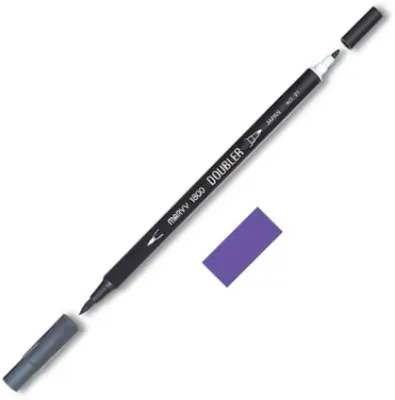 MARVY FIRÇA KALEM BRUSH PEN ÇİFT UÇLU 1800-079 GRAPE