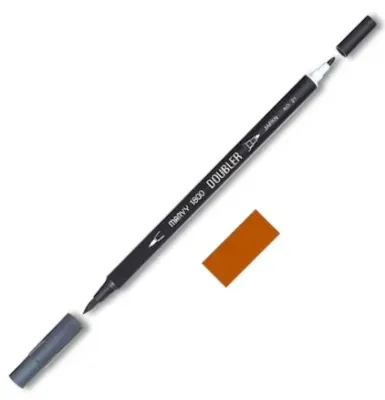 MARVY FIRÇA KALEM BRUSH PEN ÇİFT UÇLU 1800-088 TERRA COTTA